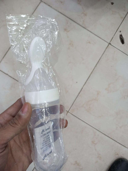 Baby Feeding Bottle With Spoon
